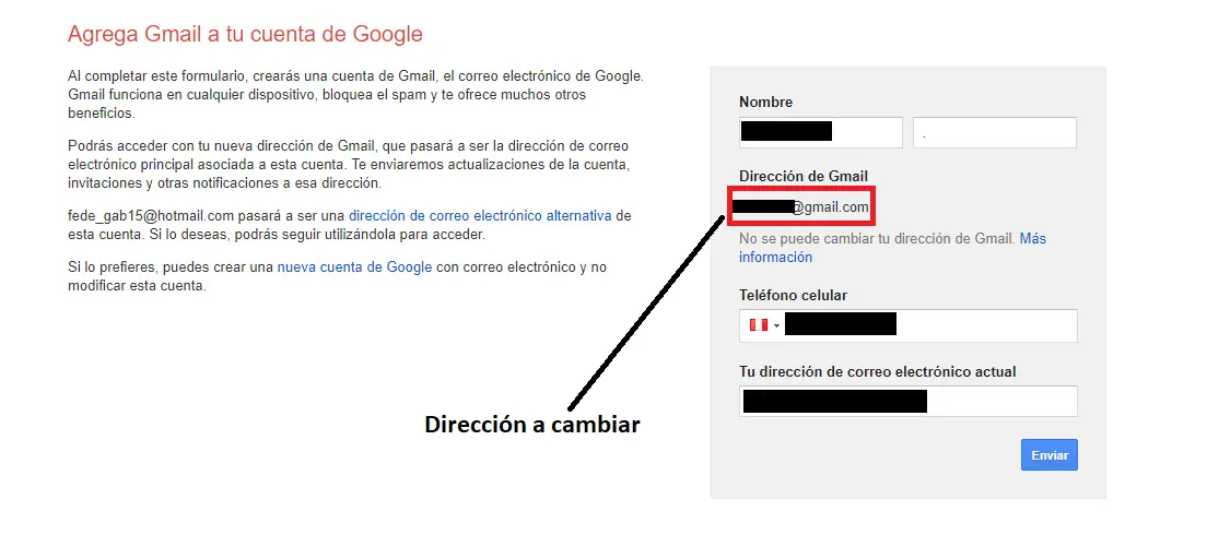 Mirar atrás amenazar Pulido Cómo cambiar la dirección de correo electrónico? - Haras Dadinco