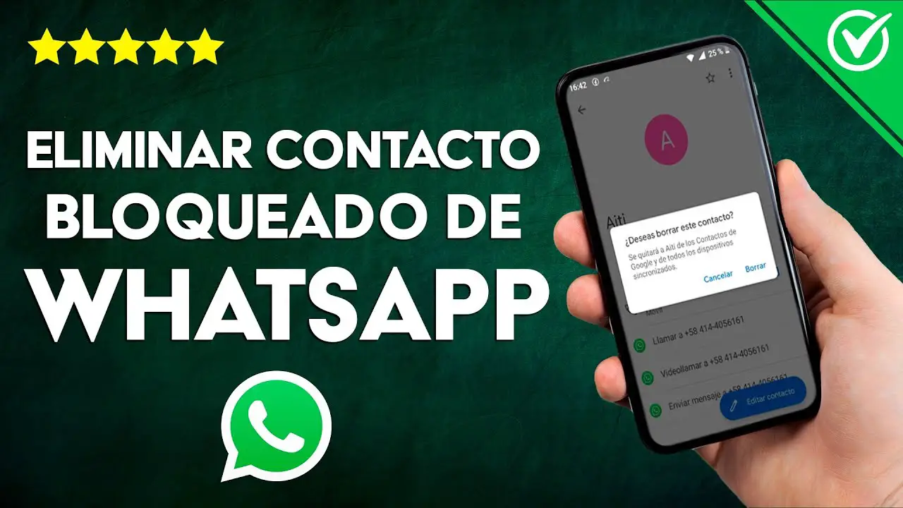 ¿Qué pasa si bloqueo y elimino un contacto de mi celular?