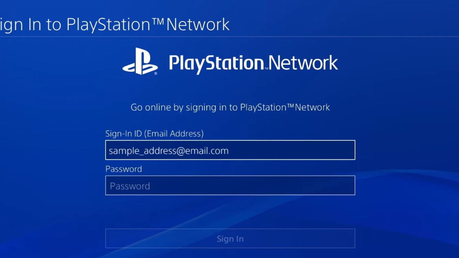 Регистрация playstation network ps3