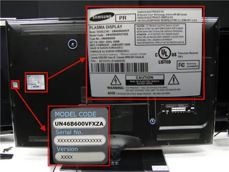 Cómo saber cuál es el código de mi TV Samsung? - Haras Dadinco