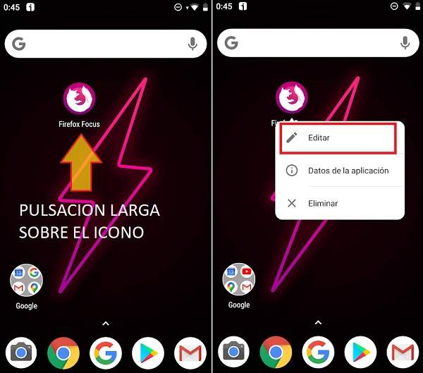 Cómo cambiar el icono y nombre de una app Android? - Haras Dadinco