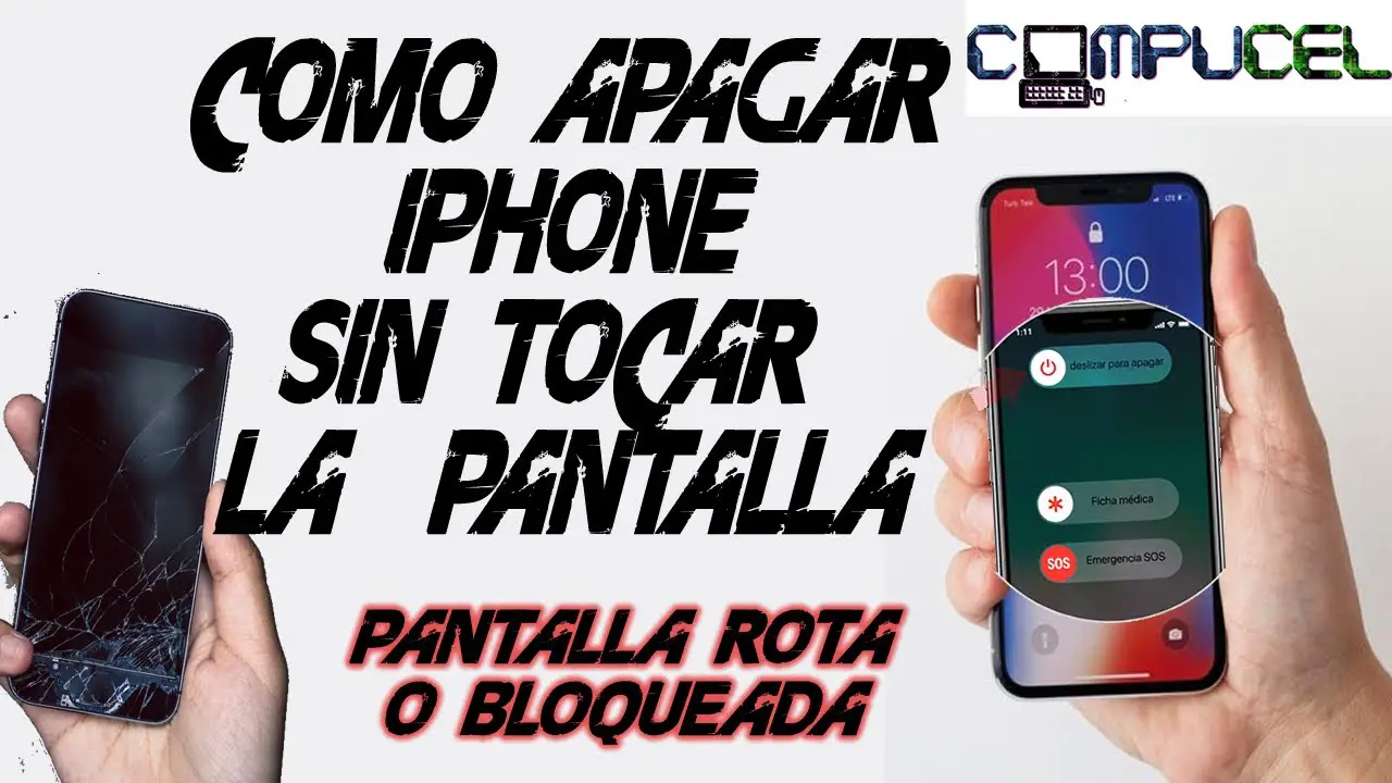 ¿Cómo apagar un celular sin tocar la pantalla