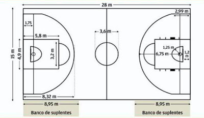 Cuánto mide una cancha de baloncesto profesional? - Haras Dadinco