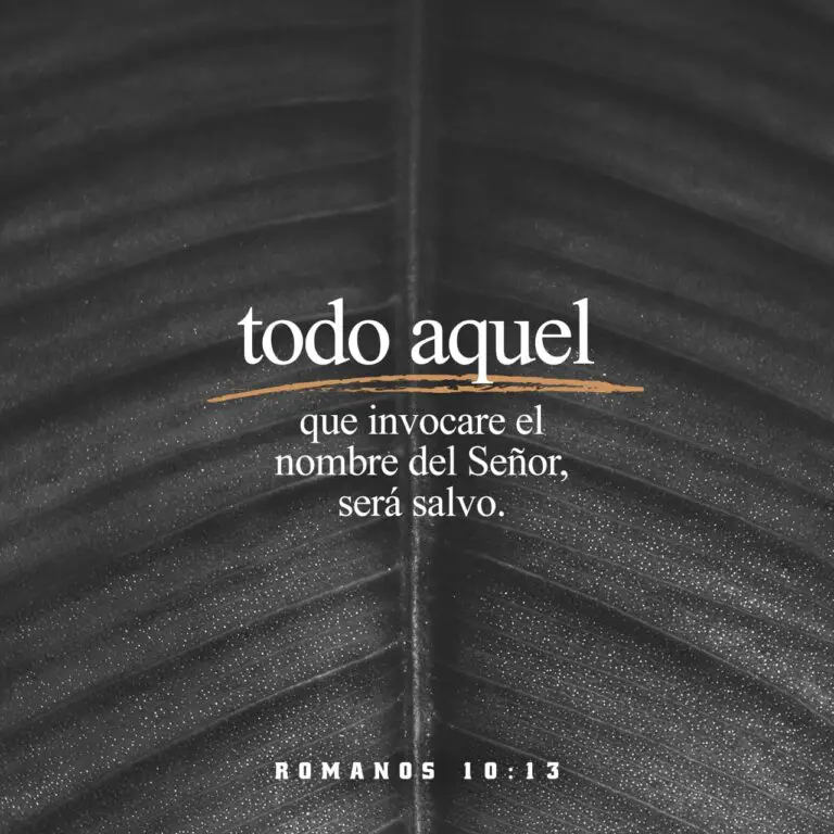 qué dice romanos 10 13 al 14