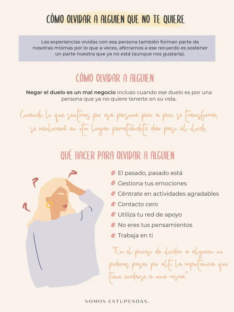 ¿Qué significa cuando no puedes olvidar a una persona?