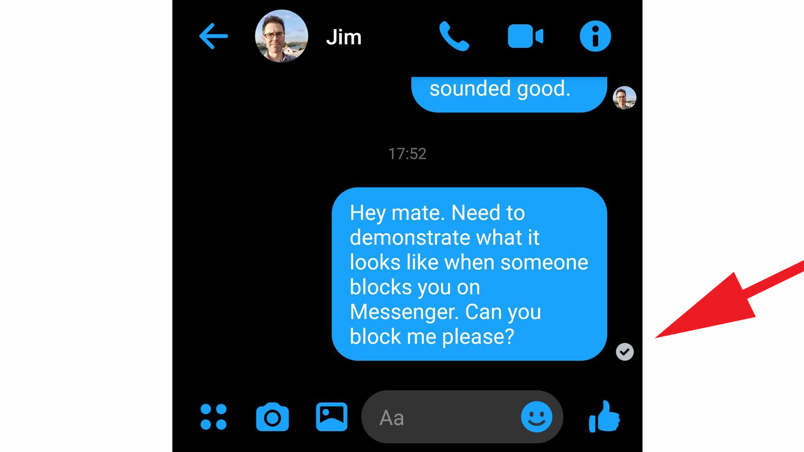 ¿Cuánto dura una persona bloqueada en Messenger?