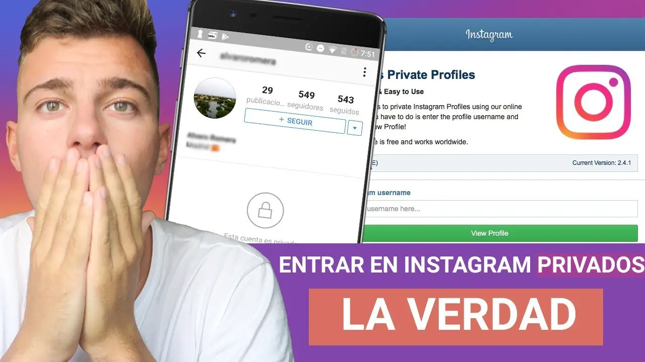 ¿Cómo ver un perfil privado de Instagram sin seguir a la persona?