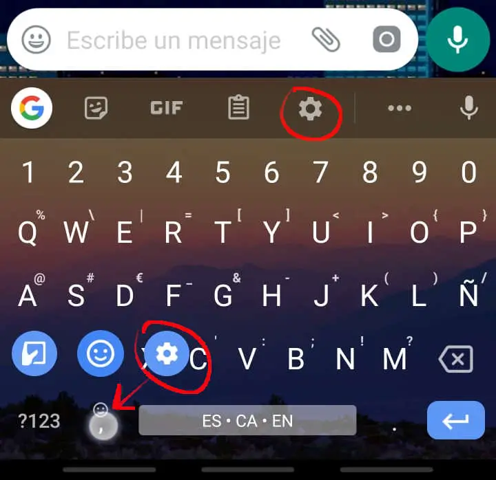 amanecer Naturaleza Trastornado Cómo cambiar el teclado de mi teléfono? - Haras Dadinco